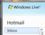 The Hotmail inbox